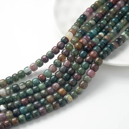 Natural Indian Agate Beads Round DIY mixed colors Length Approx 38 cm Sold By PC