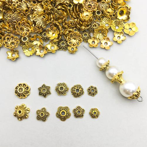 Zinc Alloy Bead Cap plated DIY Sold By Bag