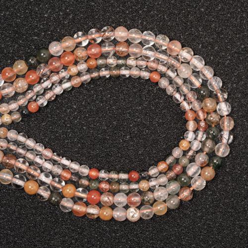 Gemstone Jewelry Beads Fukurokuju Round DIY mixed colors Sold By Strand