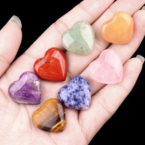 Fashion Decoration Natural Stone Heart fashion jewelry Sold By Bag