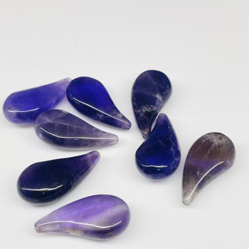 Quartz Gemstone Pendants Amethyst DIY purple Sold By PC