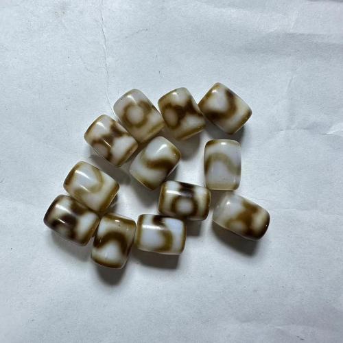 Natuurlijke Tibetaanse Agaat Dzi Beads, DIY & verschillende ontwerpen voor de keuze, meer kleuren voor de keuze, 12x16mm, Verkocht door PC