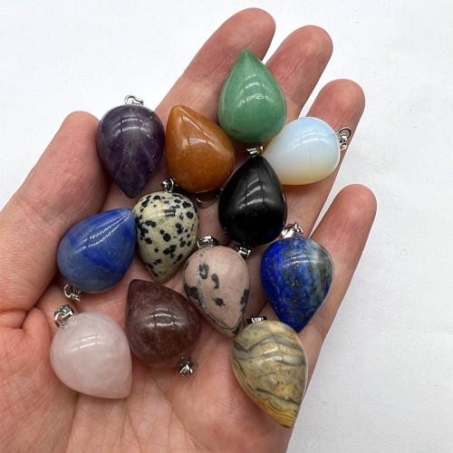 Gemstone Pendants Jewelry Natural Stone DIY Sold By PC