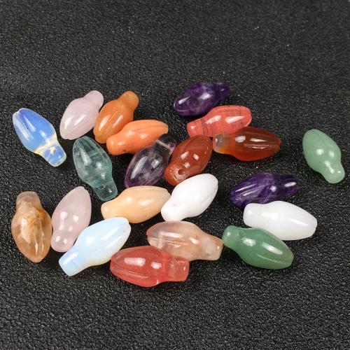 Gemstone Medálok Ékszer, Természetes kő, DIY & különböző anyagok a választás, több színt a választás, 9x18mm, Által értékesített PC