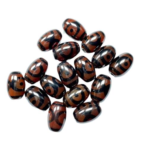 Naturlige tibetanske Agate Dzi Beads, Tibetansk agat, du kan DIY & forskellige design til valg, 22x14mm, Solgt af PC