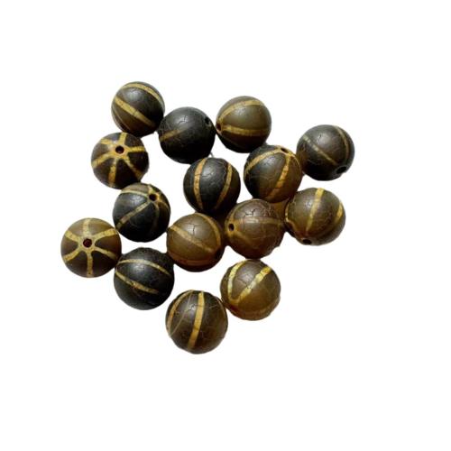 Natural Tibetan Agate Dzi Beads DIY 14mm Sold By PC