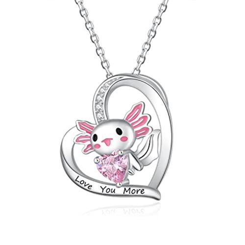 Zinc Alloy Necklace Koala plated for woman & enamel & with rhinestone & hollow silver color Length Approx 20-23.6 Inch Sold By PC