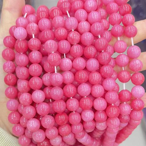 Gemstone Jewelry Beads Morganite Round DIY pink Sold By Strand