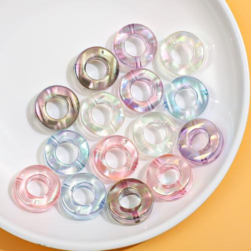 Acryl Linking Ring, DIY, meer kleuren voor de keuze, 21x21mm, 100pC's/Bag, Verkocht door Bag