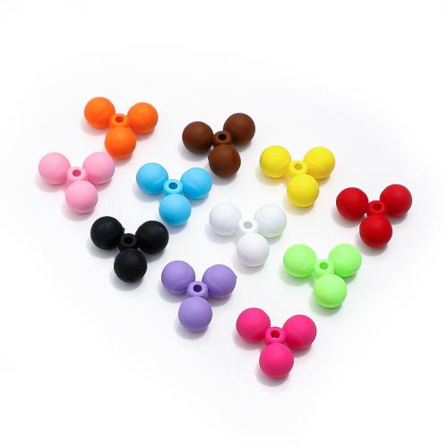 Frosted Acrylic Beads DIY mixed colors Sold By Bag