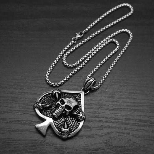 Collana in acciaio inossidabile, 304 acciaio inox, unisex & stili diversi per la scelta, nessuno, Venduto da PC