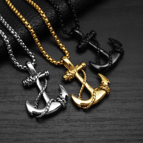 Stainless Steel Jewelry Necklace 304 Stainless Steel Vacuum Ion Plating Unisex Sold By PC