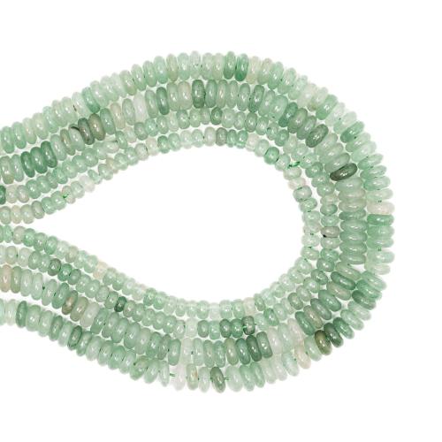 Natural Aventurine Beads Green Aventurine Flat Round DIY green Sold Per Approx 38 cm Strand