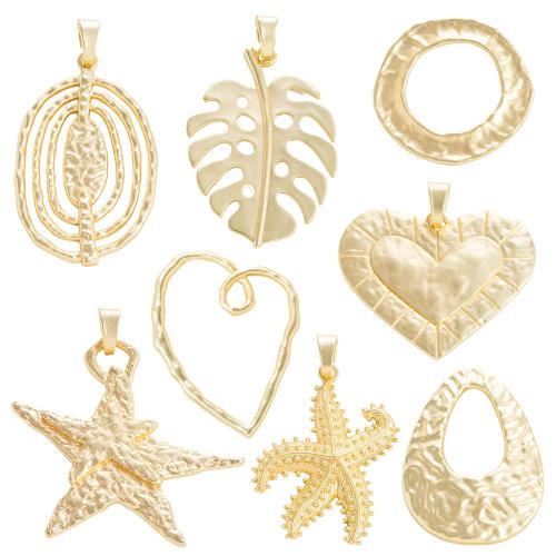 Zinc Alloy Pendants gold color plated & DIY nickel lead & cadmium free Sold By PC