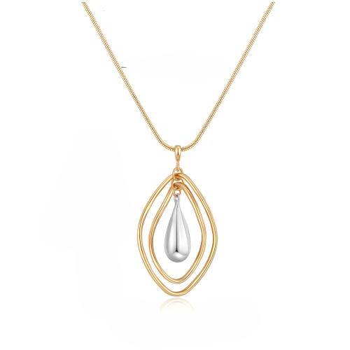 Brass Necklace gold color plated fashion jewelry golden nickel lead & cadmium free Sold By PC