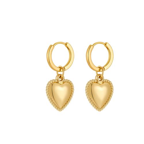 Brass Drop Earring gold color plated fashion jewelry golden nickel lead & cadmium free Sold By Pair