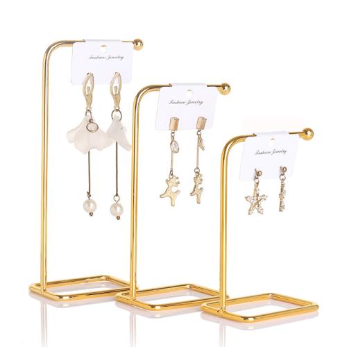 Iron Earring Display gold Sold By PC