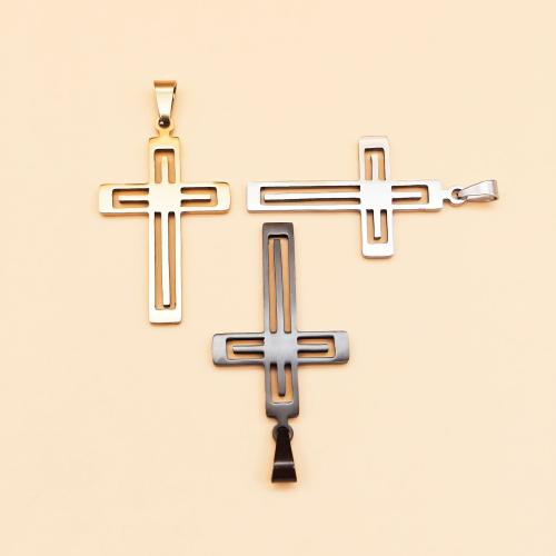 Stainless Steel Cross Pendants 304 Stainless Steel plated DIY Sold By PC