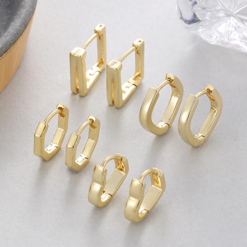 Brass Huggie Hoop Earring plated & for woman nickel lead & cadmium free Sold By Pair