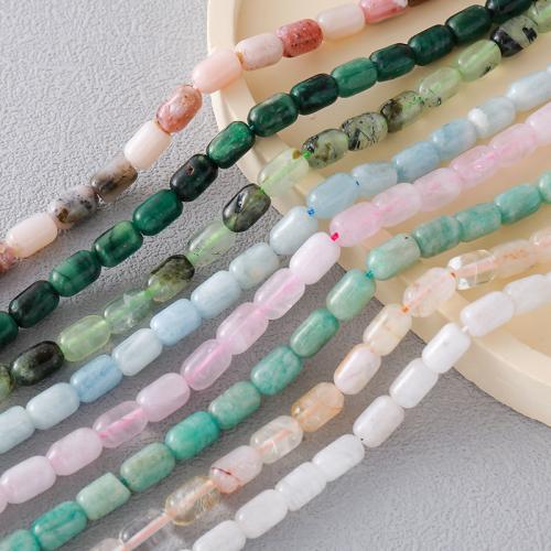 Grânulos de gemstone jóias, Pedra natural, DIY & materiais diferentes para a escolha, Mais cores pare escolha, 6x9mm, Aprox 42PCs/Strand, vendido por Strand