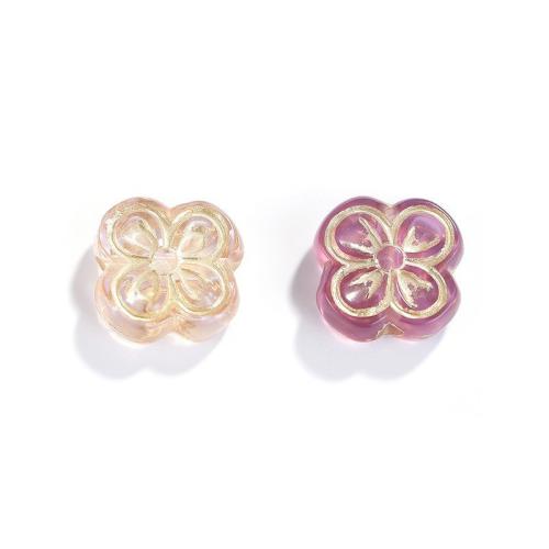 Acrylic Jewelry Beads Flower DIY 15mm Sold By Bag