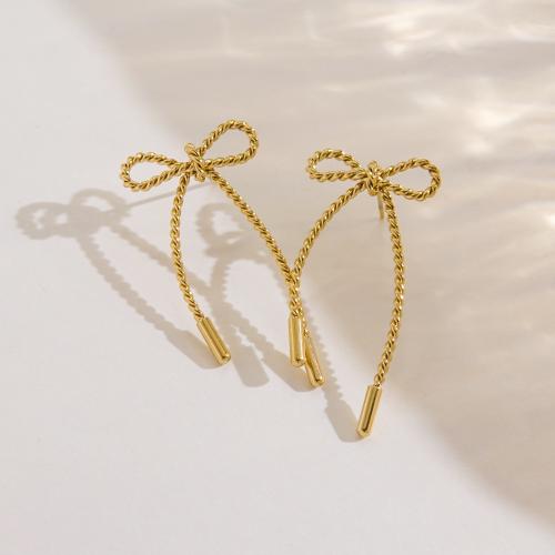 Cruach dhosmálta Graí Earrings, 304 Cruach dhosmálta, do bhean, 40x19mm, Díolta De réir Péire