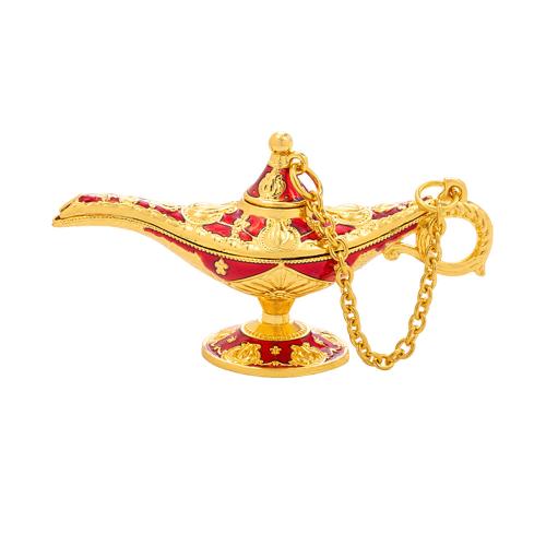 Fashion Decoration Zinc Alloy Lamp of Aladdin gold color plated for home and office & enamel nickel lead & cadmium free Sold By PC