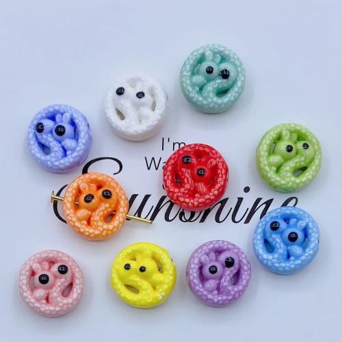 Contas de joias de porcelana, DIY, Mais cores pare escolha, 15x8mm, Buraco:Aprox 2mm, 100PCs/Bag, vendido por Bag