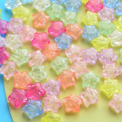 Acrylic Jewelry Beads Star DIY Approx 1.6mm Approx Sold By Bag