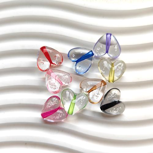 Transparent Acrylic Beads Heart DIY Approx 2.5mm Approx Sold By Bag