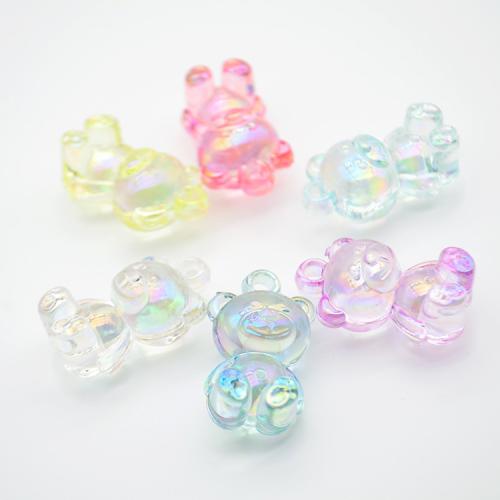 アクリルペンダント, アクリル, クマ, DIY, ホワイト, 30.80x18.90x15.20mm, 50パソコン/バッグ, 売り手 バッグ