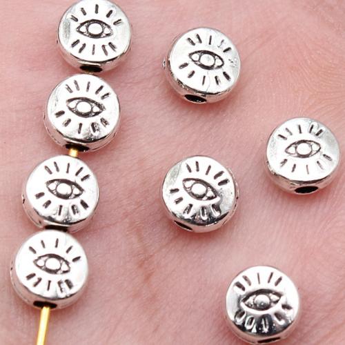 Zinek Spacer Beads, á, DIY, 6x6mm, Cca 1000PC/KG, Prodáno By KG