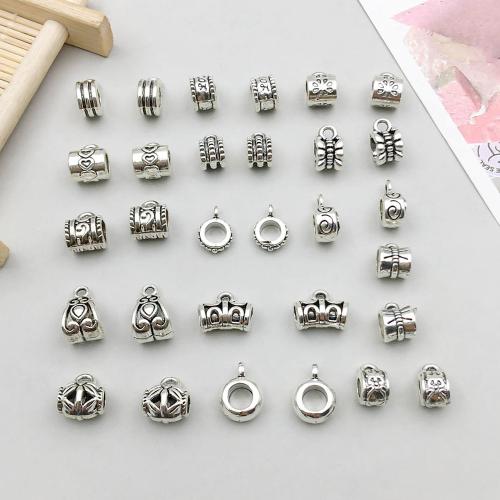 Zink legering Bail Beads, Zinc Alloy, forgyldt, du kan DIY, flere farver til valg, Solgt af PC