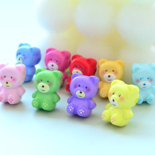 Acrylic Jewelry Beads Bear DIY Approx 2.8mm Sold By Bag