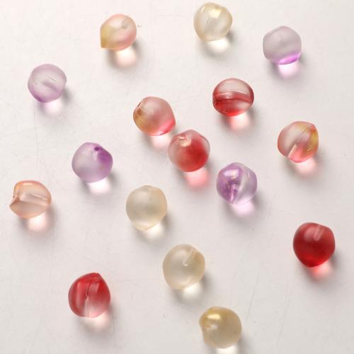 Staklo Pearl perle, Breskva, možete DIY, više boja za izbor, 12x12mm, 100računala/Torba, Prodano By Torba