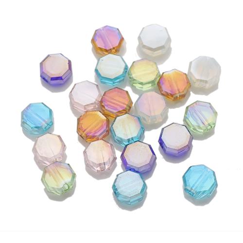 Fashion Glass Beads Octagon DIY Sold By Strand