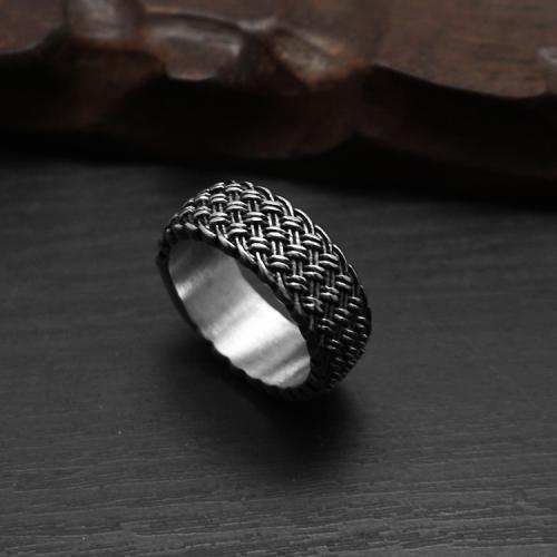 Rozsdamentes acél Finger Ring, 304 rozsdamentes acél, különböző méretű a választás & az ember, több színt a választás, Által értékesített PC