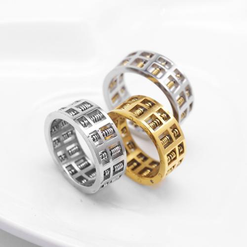 Stainless Steel Finger Ring 304 Stainless Steel Vacuum Ion Plating Unisex Sold By PC