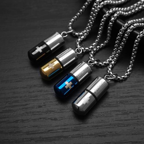 Stainless Steel Jewelry Necklace 304 Stainless Steel Vacuum Ion Plating Unisex Sold By PC