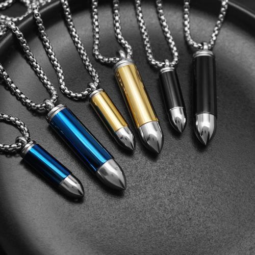 Stainless Steel Jewelry Necklace 304 Stainless Steel Vacuum Ion Plating Unisex Sold By PC