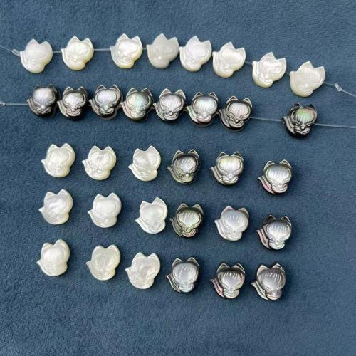 Natural Sea Shell gyöngyök, Héj, Róka, DIY, több színt a választás, 11x13mm, 3PC-k/Bag, Által értékesített Bag