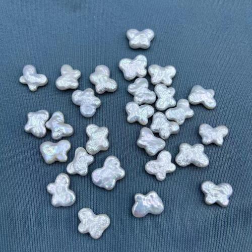 Natural Freshwater Pearl Loose Beads Butterfly DIY white MM Sold By PC