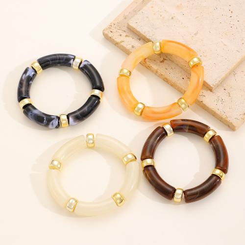 CCB Bracelets Copper Coated Plastic polished fashion jewelry & for woman Sold By PC