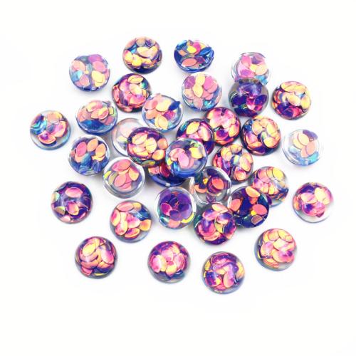 WeiseharzCabochons, Harz, DIY, keine, 12mm, 100PCs/Tasche, verkauft von Tasche