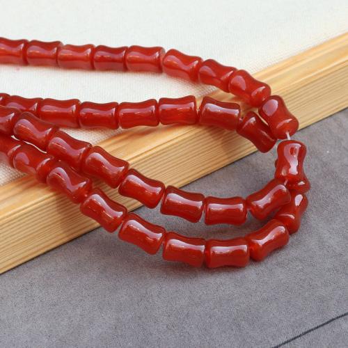 Natural Red Agate Beads & DIY red Sold Per Approx 38 cm Strand