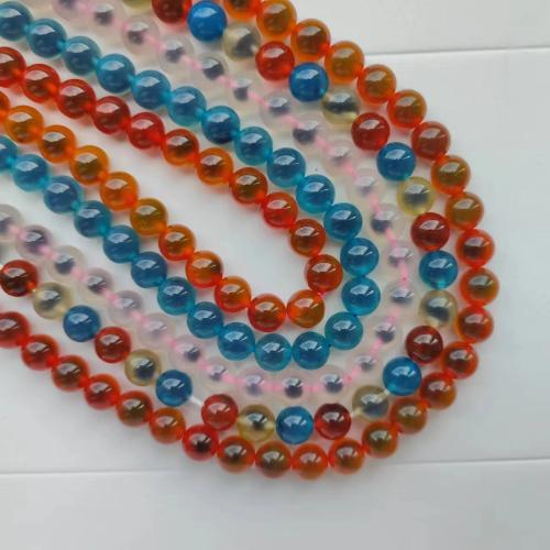 Perles agates, Agate, Rond, DIY, plus de couleurs à choisir, 8mm, Vendu par Environ 38 cm brin