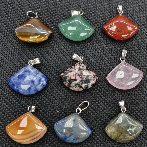 Gemstone Pendants Jewelry Natural Stone DIY Sold By PC