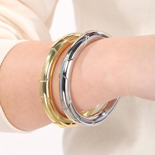 Nerūdijančio plieno Bangle, 304 Nerūdijantis plienas, padengtą, Bižuterijos, daugiau spalvų pasirinkimas, Pardavė PC