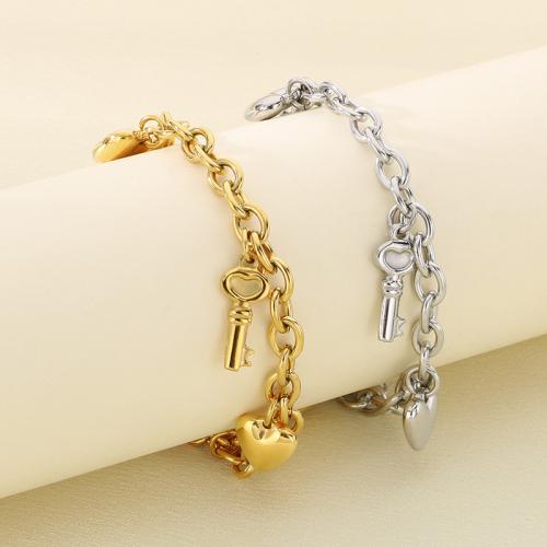 Stainless Steel Jewelry Bracelet 304 Stainless Steel plated fashion jewelry Sold By PC