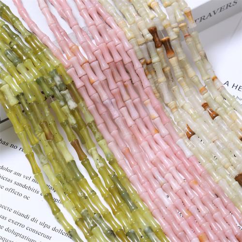 Gemstone Jewelry Beads Natural Stone Bamboo DIY Approx Sold By Strand